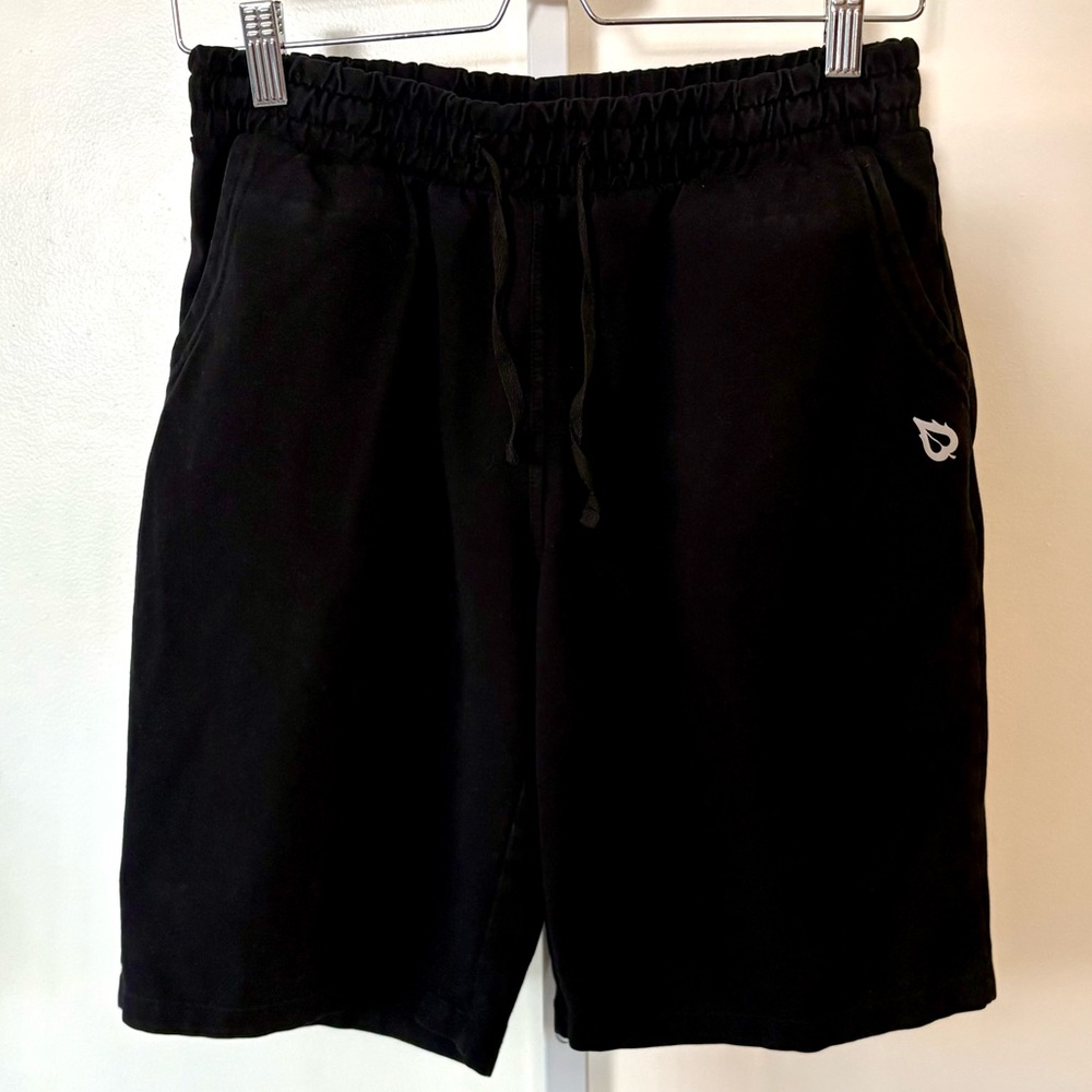 Bayleaf Black Drawstring Shorts - image 1